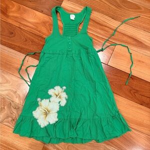 Free People Vibrant Green Ribbed Top